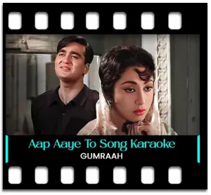 Aap Aaye To Khayale Karaoke With Lyrics