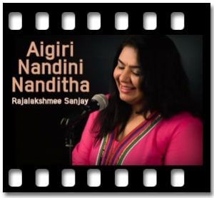 Aigiri Nandini Nanditha Karaoke With Lyrics