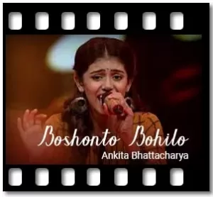 Boshonto Bohilo(Live) Karaoke With Lyrics