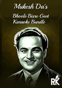 Mukesh Da's  Bhoole Bisre Geet Karaoke Bundle - MP3