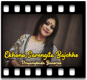 Ekhono Sarengita Bajchhe (Cover) Karaoke With Lyrics