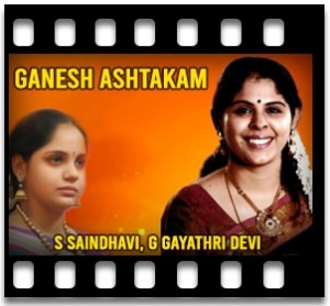 Ganesh Ashtakam (Bhajan) Karaoke With Lyrics
