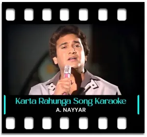 Karta Rahunga Yaad (High Quality ) Karaoke With Lyrics
