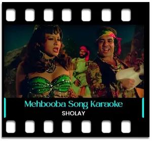 Mehbooba Mehbooba (High Quality) (Without Chorus) Karaoke With Lyrics