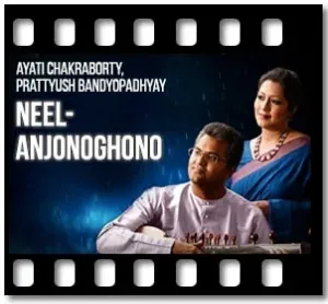 Neel-Anjonoghono Karaoke With Lyrics