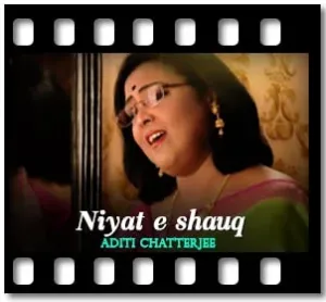 Niyat e shauq Karaoke With Lyrics