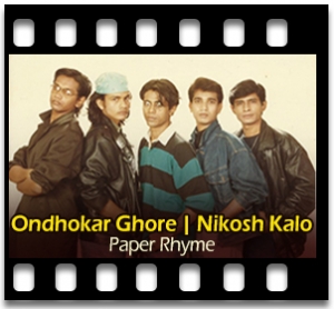 Ondhokar Ghore | Nikosh Kalo (Acoustic Cover) Karaoke MP3