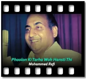 Phoolon Ki Tarha Woh Hansti Thi Karaoke MP3