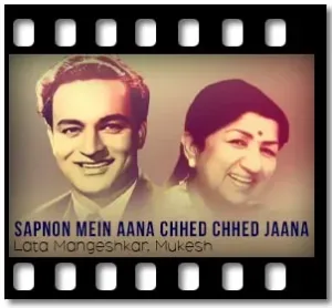 Sapnon Mein Aana Karaoke MP3