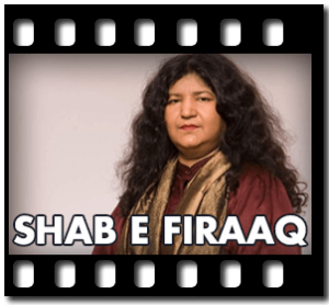 Shab E Firaaq Karaoke With Lyrics