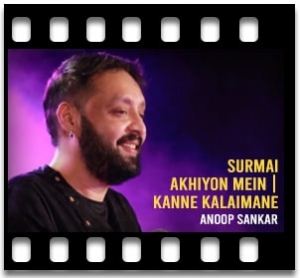 Surmai Akhiyon Mein | Kanne Kalaimane (Mashup) Karaoke With Lyrics