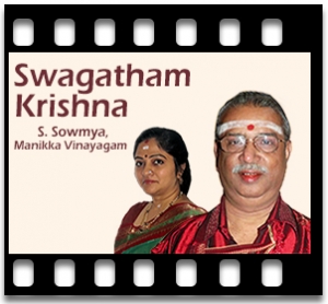 Swagatham Krishna Karaoke With Lyrics