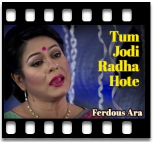 Tum Jodi Radha Hote Karaoke With Lyrics