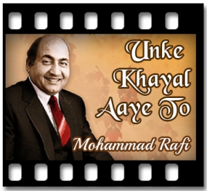 Unke Khayal Aaye To Karaoke With Lyrics