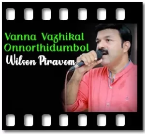 Vanna Vazhikal Onnorthidumbol Karaoke With Lyrics