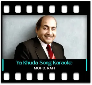 Ya Khuda Soyi Kismat Jaga De Karaoke With Lyrics